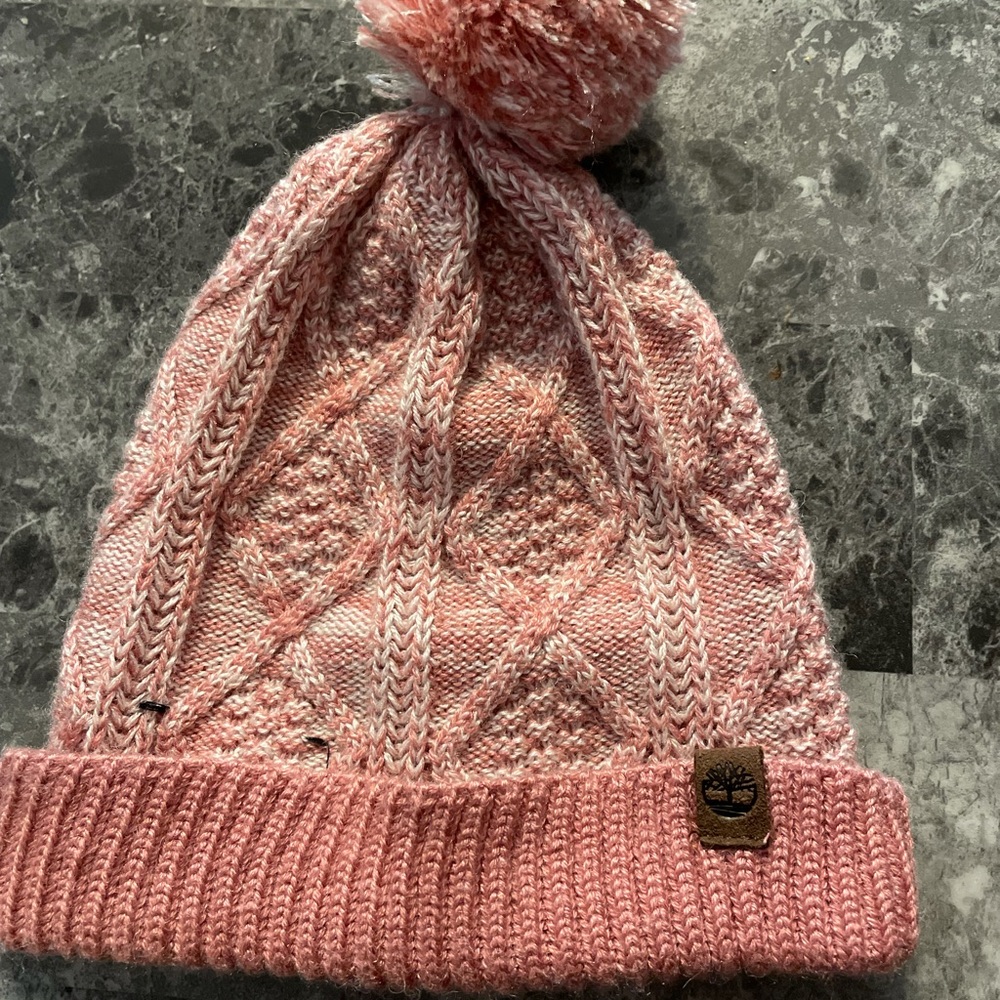 Pink Timberland Infant Beanie Hat